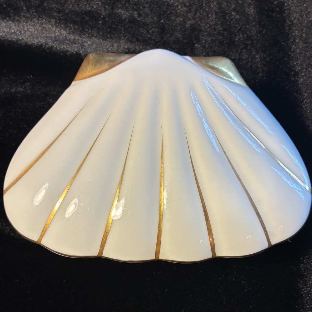 🐚 Vintage Andrea by Sadek Japan Porcelain Shell Dish Set (7338)